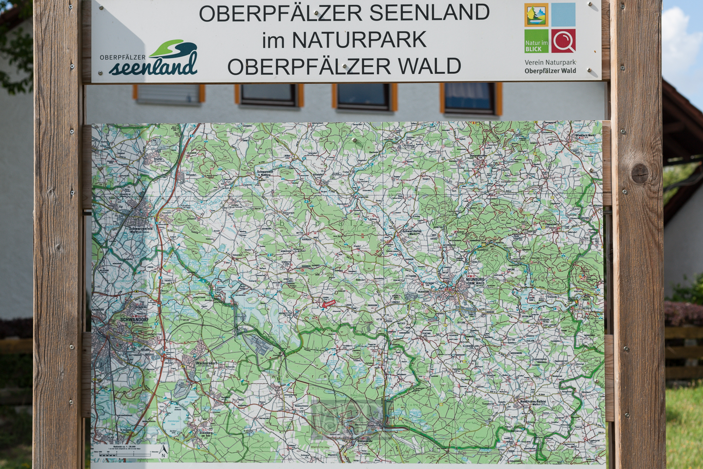 Orientirungshilfe im Oberpfälzer Wald